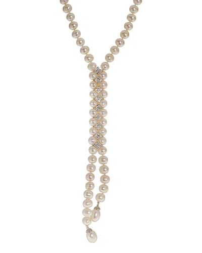 Pearls Imperial Silver 8-8.5mm Pearl Necklace In Gold