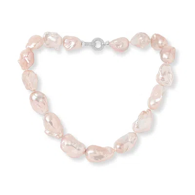 Pearls Of The Orient Online Women's Decus Large Pink Cultured Freshwater 'fireball' Pearl Necklace