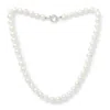 Pearls Of The Orient Online Women's Gratia White Cultured Freshwater Pearl Necklace With Silver Spring Clasp In White