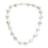 Pearls Of The Orient Online Women's White Decus Large Baroque Cultured Freshwater Pearl Necklace In White