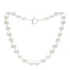 Pearls Of The Orient Online Women's White Decus Large Irregular Cultured Freshwater Pearl Necklace With Sterling Silver Toggle C In White