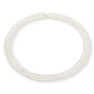 Pearls Of The Orient Online Women's White Gratia Small Cultured Sea Pearl Loop Necklace