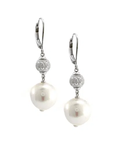 Pearls Silver 12-13mm Pearl Earrings In No Color