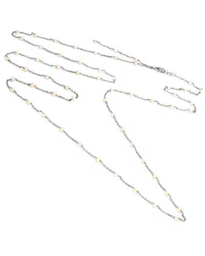 Pearls Silver 3.30mm Pearl Necklace