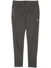 Pearly Gates Easy Tapered-leg Trousers In Grey