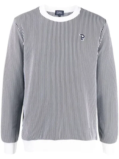 Pearly Gates Logo-patch Crew Neck Sweatshirt In Weiss
