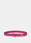 PEARLY GATES PEARLY GATES PINK LINE RUBBER MESH BELT