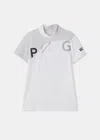 PEARLY GATES PEARLY GATES WHITE SHORT SLEEVE HIGH NECK PULLOVER