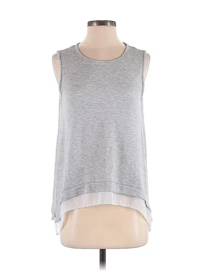 Pre-owned Pebble And Stone Sleeveless T-shirt In Silver