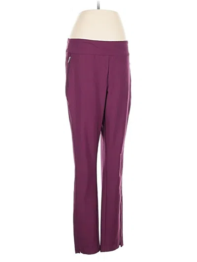 Pre-owned Pebble Beach Active Pants In Purple