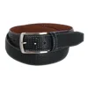 Pebble Beach Men's 35mm Perforated Leather Stretch Golf Belt In Black