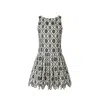 Pecanpepperpelican Women's Black / White Nightingale Dress In Black/white