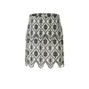 Pecanpepperpelican Women's Neutrals Beverly Skirt In Black/white