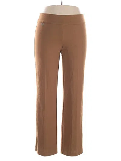 Pre-owned Peck & Peck Active Pants In Brown