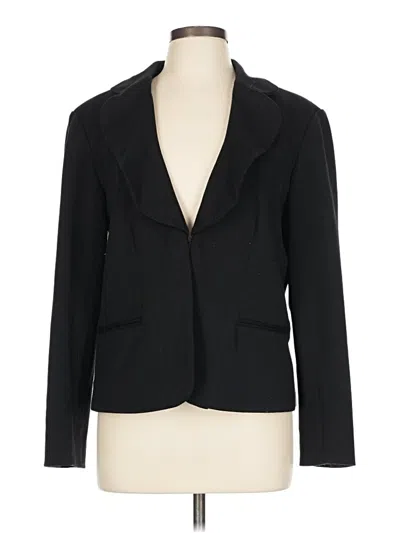 Pre-owned Peck & Peck Blazer Jacket In Black