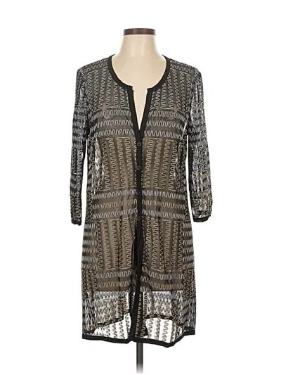 Pre-owned Peck & Peck Cardigan Sweater In Gray