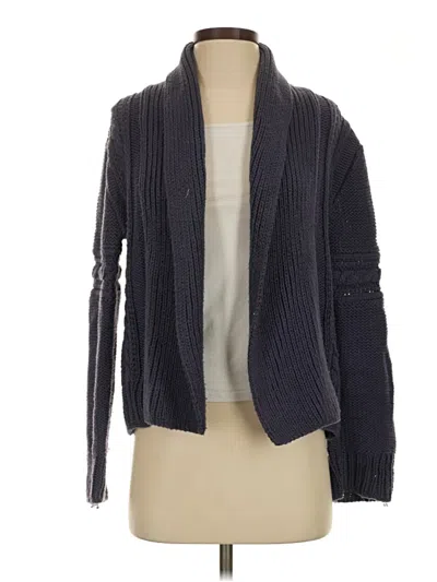 Pre-owned Peck & Peck Cardigan Sweater In Gray