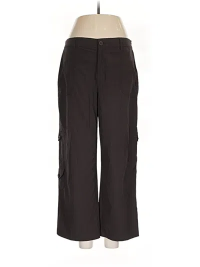 Pre-owned Peck & Peck Cargo Pants In Black