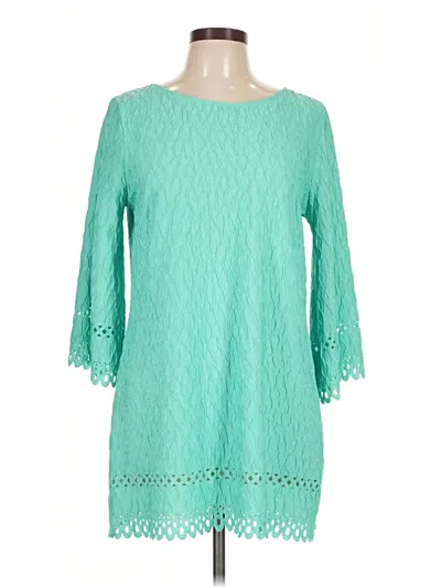 Pre-owned Peck & Peck Casual Dress In Teal