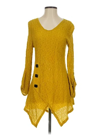 Pre-owned Peck & Peck Casual Dress In Yellow