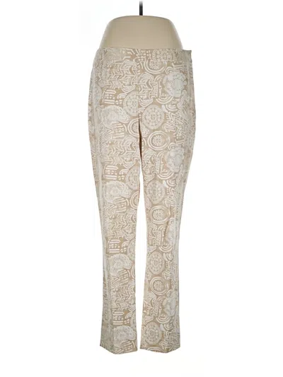 Pre-owned Peck & Peck Casual Pants In Gold