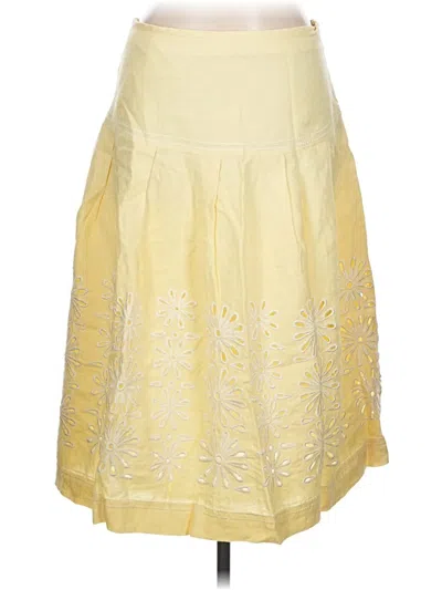 Pre-owned Peck & Peck Casual Skirt In Yellow
