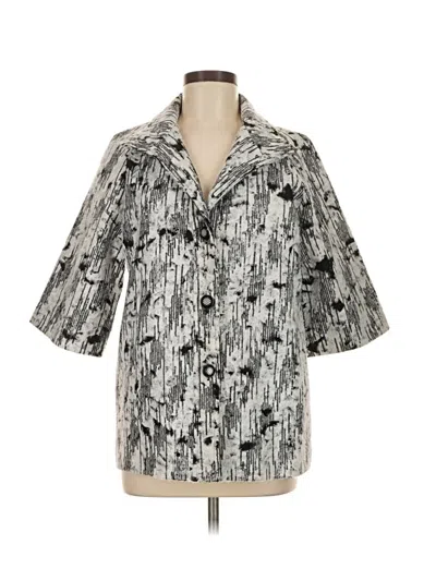 Pre-owned Peck & Peck Coat In Silver