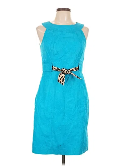 Pre-owned Peck & Peck Cocktail Dress In Blue