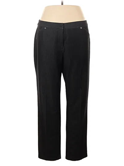 Pre-owned Peck & Peck Dress Pants In Black