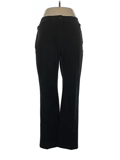 Pre-owned Peck & Peck Dress Pants In Black