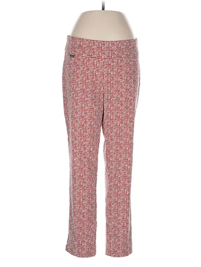 Pre-owned Peck & Peck Dress Pants In Red