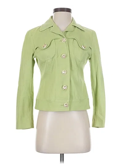Pre-owned Peck & Peck Jacket In Green