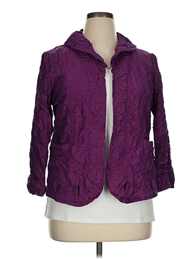 Pre-owned Peck & Peck Jacket In Purple