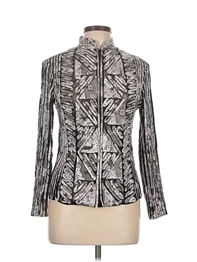 Pre-owned Peck & Peck Jacket In Silver