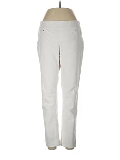 Pre-owned Peck & Peck Jeggings In Ivory