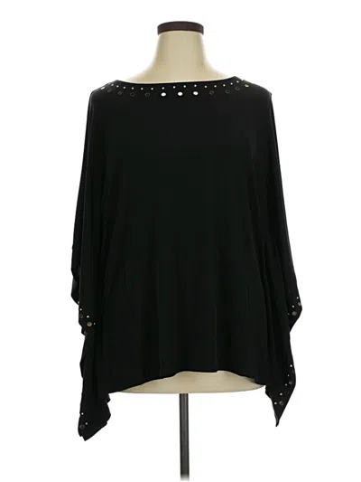 Pre-owned Peck & Peck Poncho In Black