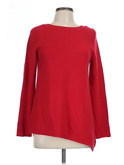 Pre-owned Peck & Peck Pullover Sweater In Red