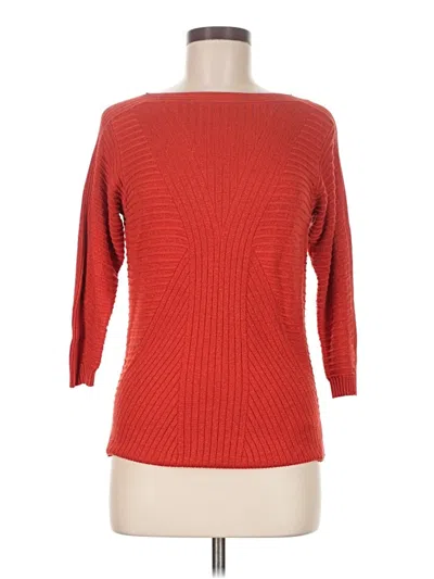 Pre-owned Peck & Peck Pullover Sweater In Red