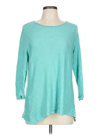 Pre-owned Peck & Peck Pullover Sweater In Teal