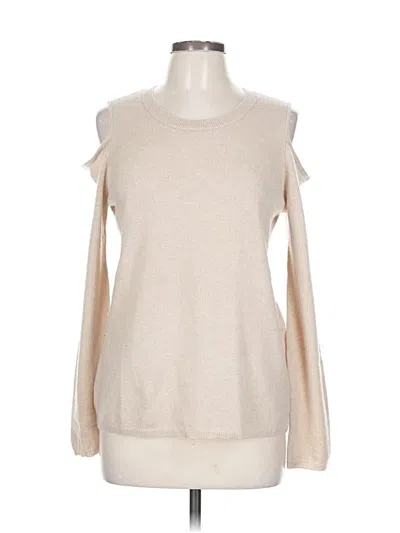 Pre-owned Peck & Peck Pullover Sweater In White