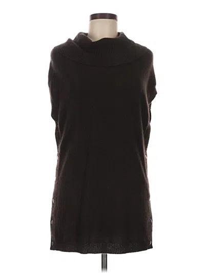Pre-owned Peck & Peck Sweater Vest In Black