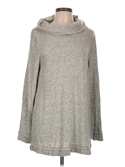 Pre-owned Peck & Peck Turtleneck Sweater In Gray
