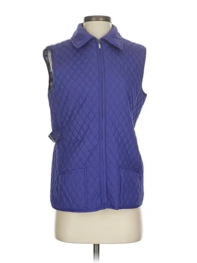 Pre-owned Peck & Peck Vest In Blue
