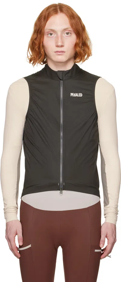 Pedaled Black Waterproof Vest In 00pe Black