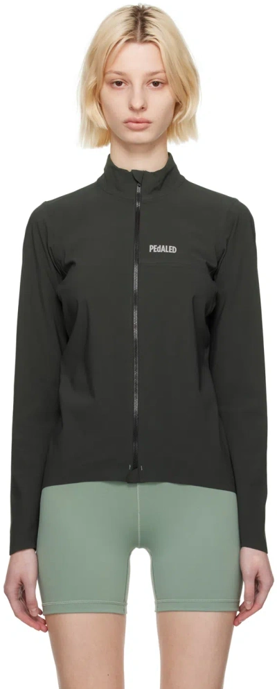 Pedaled Gray Odyssey Jacket In 20pe - Grey Ink