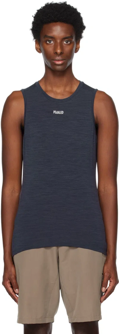 Pedaled Navy Essential Tank Top In 74pe Dark Navy