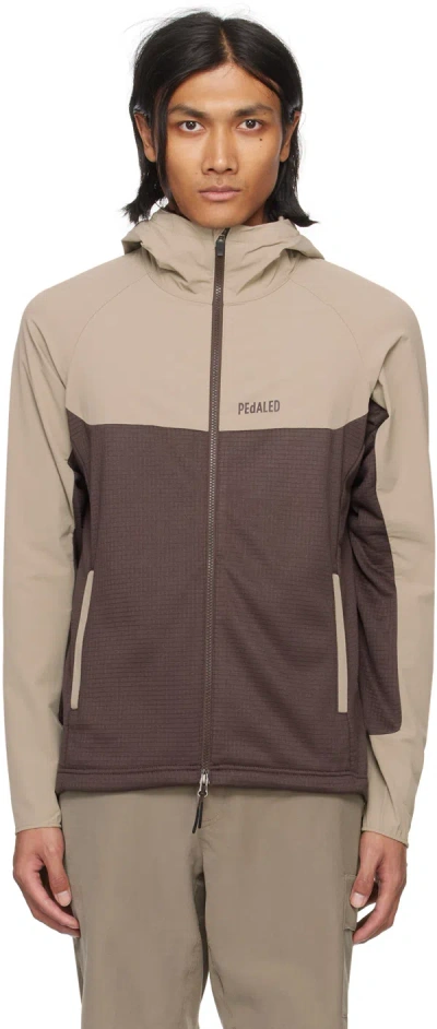 Pedaled Purple & Beige Jary Jacket In 10pe Purple