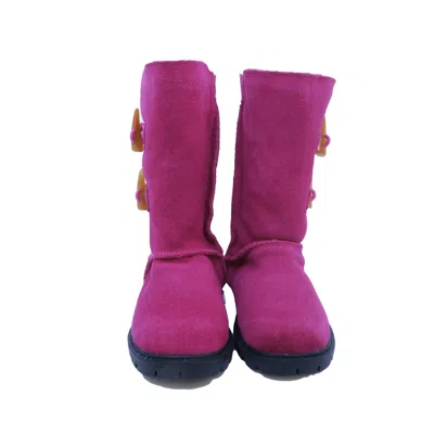 Pre-owned Pedoped Kids' Girls Pink Boots In Purple
