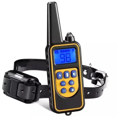 Pedora 3000 Ft Dog Training Us Collar Rechargeable Remote Shock Pet Waterproof Trainer - For 1 Dog In Multi