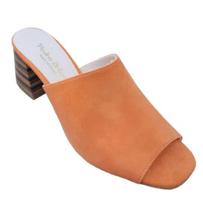 Pedro Antón Women's Heeled Sandals In Orange
